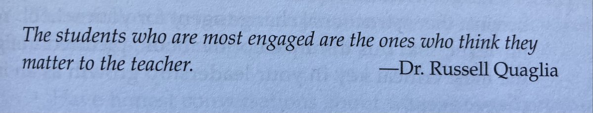 Jenn David-Lang (@the_mainidea) on Twitter photo Such an important reminder by <a href="/DrRussQ/">Dr. Russell Quaglia</a> when we get too focused on ensuring the lesson itself is engaging- it always comes back to relationships, relationships, relationships. Such an important reminder by <a href="/DrRussQ/">Dr. Russell Quaglia</a> when we get too focused on ensuring the lesson itself is engaging- it always comes back to relationships, relationships, relationships.