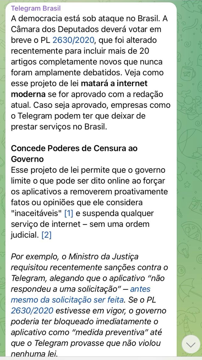 doigrex's tweet photo. #PL2630Não 
#PL2630NaoNuncaJamais 
#DitaduraNuncaMais https://t.co/nFTAHyZDuP