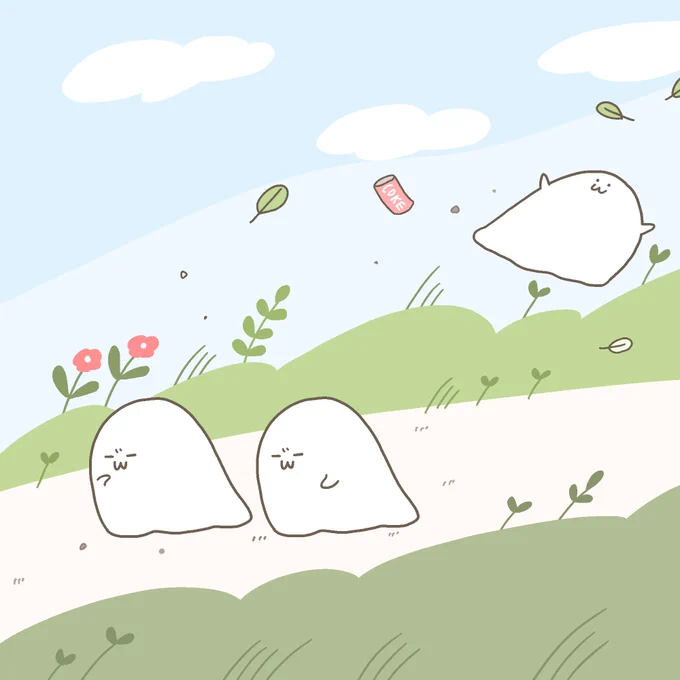 吹き飛ばされる〜!