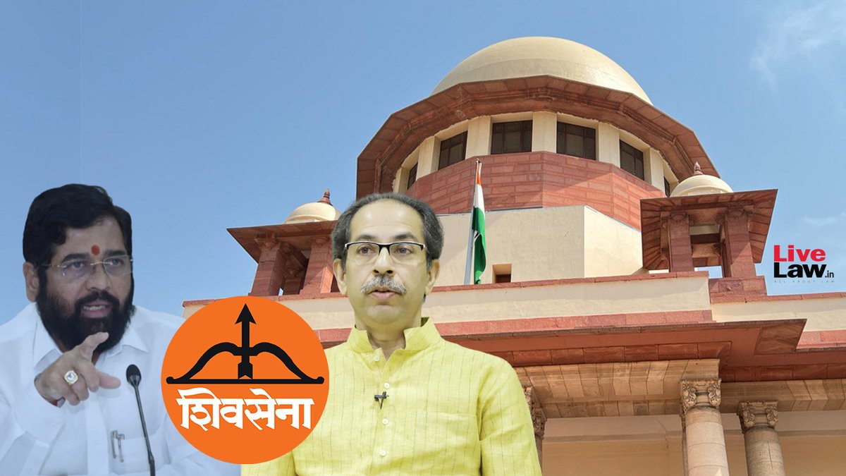 #SupremeCourt to deliver its judgment today in the #ShivSena case relating to the rift between #EknathShinde and #UddhavThackeray factions. The judgment can decide the fate of the present Eknath Shinde-led government in #Maharashtra. Follow this thread for live-updates.