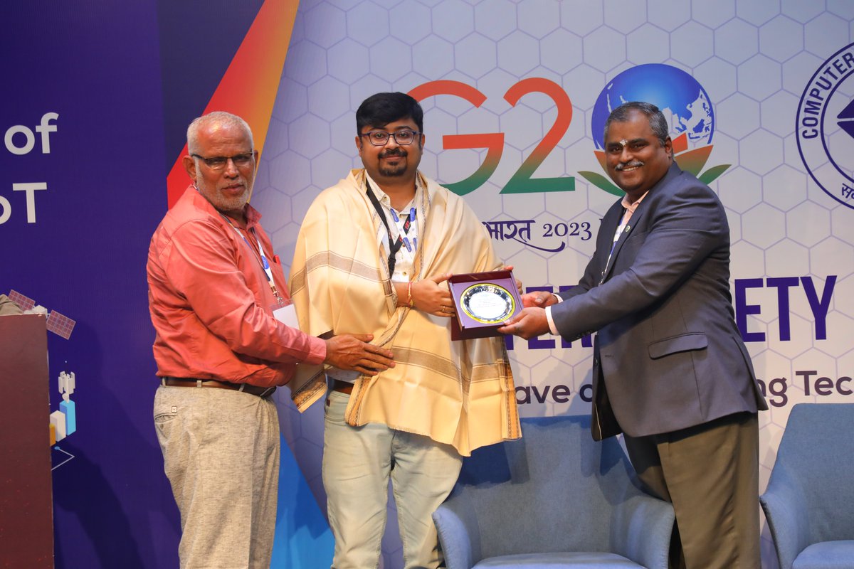 csihyd's tweet photo. Computer Society of India Hyderabad Chapter IT Conclave &amp; Excellence Awards 2023: @AyanBGhosh
from @siliconlabs was part of an excellent panel discussion on IoT &amp; 5G held at T-Hub on 6th May 2023. Thank you @AyanBGhosh  &amp; Manish for your support to @csihyd https://t.co/7weiaBbhef
