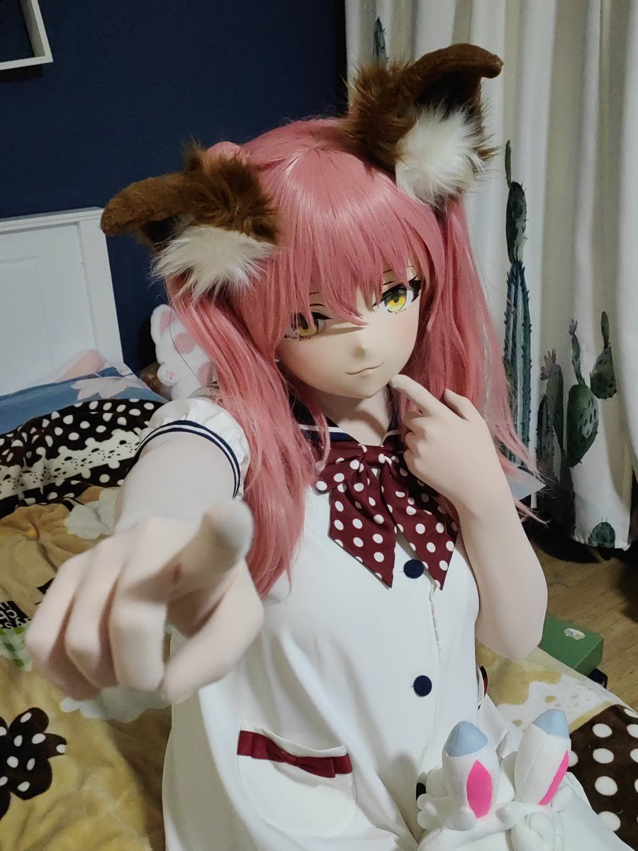 试了试新衣服