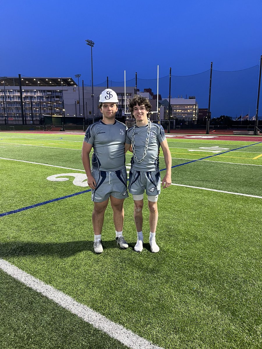 The Eagles tied BC High 19-19. Our Hardest Hitter of the Match goes to Luke Rinklin and our Man of The Match goes to Wells Gillett! #SJPRugby