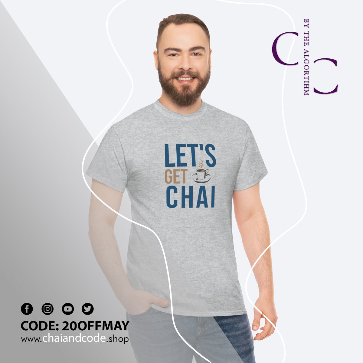 WE'RE ON ETSY!
While you're sipping on your #Chai, why not show off your unique sense of style with our ultimate t-shirt? 

SHOP NOW! ☕
etsy.com/shop/ChaiAndCo…

#chaiandcode #thealgorithm #chaiandcode #Chai #UltimateTShirt #Inspiration #KickstartYourDay #BoldBlend #RichFlavor