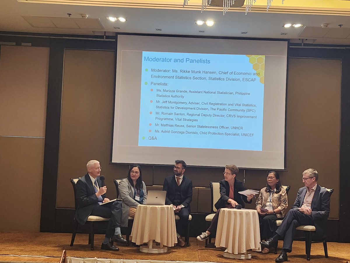 Important discussions at the Asia Pacific #CRVS Regional Steering Group on the strengths and weaknesses of the #CRVS Decade.
