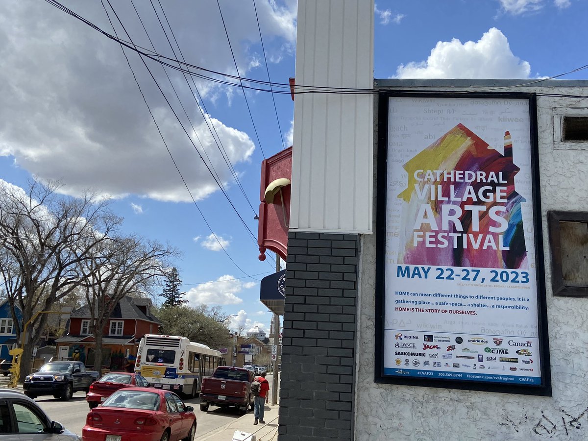 TFW - our Festival theme becomes a billboard. 

Thanks Brad and Theresa 

#Home @CVAF <a href="/PaperUmbrellaSK/">Paper Umbrella</a>