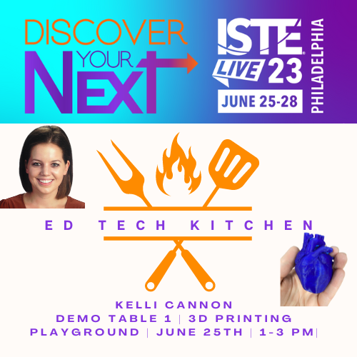 T-minus 45 days until #ISTELive #ISTELive23! Come and see me! #3dprinting