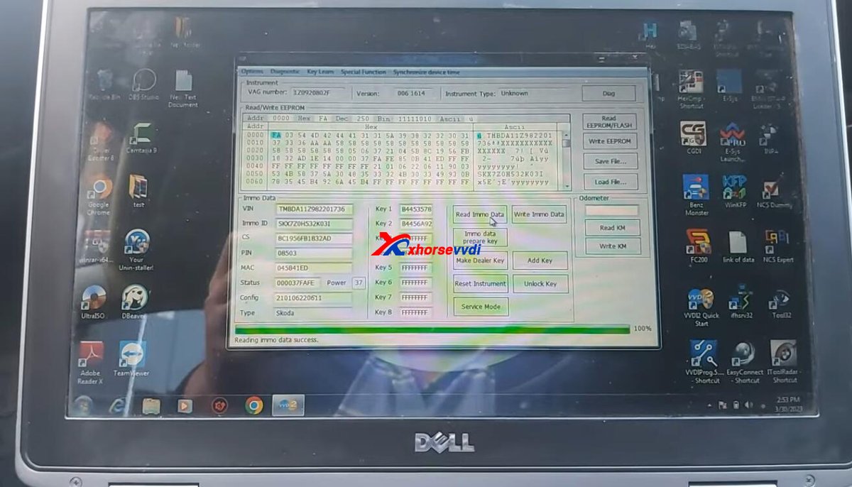 Xhorsevvdi's tweet photo. Cluster Swap to Bigger Screen &amp; Immo Data Transfer ✅
By #xhorse VVDI2 For Skoda Octavia 👌💯
Credit to hesham essam 😎
#vvdi2 #skodaoctavia #clusterswap #immodata https://t.co/q0ySpJoo9L