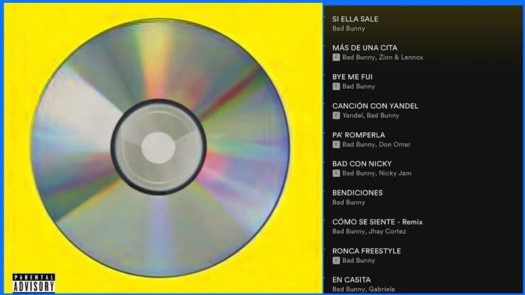 ReggaetonAPA's tweet photo. Hace exactamente 3 años, Bad Bunny sorprendía con el lanzamiento de “LAS QUE NO IBAN A SALIR”. 💿 

¿Cuál fue la mejor canción del álbum? 🧐 https://t.co/f0fG8pNcaV