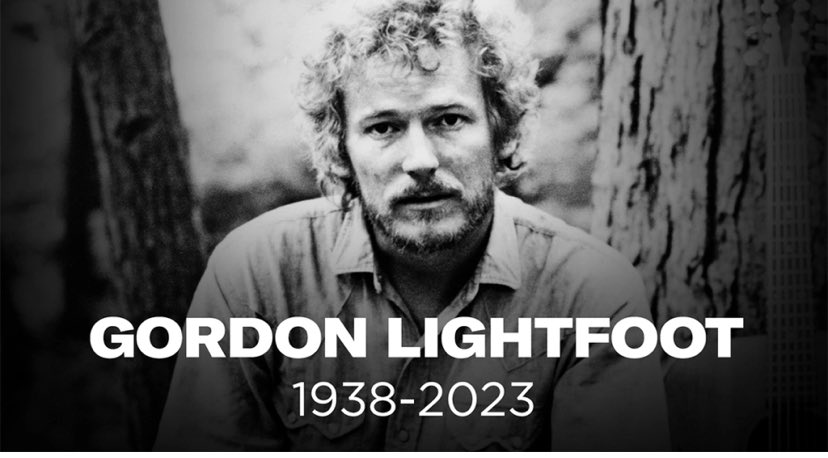 I’ll always be influenced by this guy. I was gonna be signed by Columbia records and the head of A&R said I reminded him of GL. I was always so blown away by that. Then I decided thanks to the VP that nah I’m not doing that. Weird time in LA. #ripgordonlightfoot