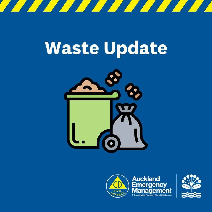 AucklandCDEM's tweet photo. Households that are affected by Tuesday’s weather event are entitled to two free trips to one of the participating transfer stations. It is important to pre-register and wait for your approval before visiting the transfer station. Find full details here: https://t.co/f6V2r567nR https://t.co/pPhG4w2dAf