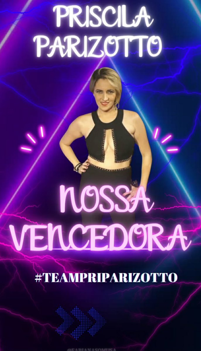 parizottopri's tweet photo. Parabéns Pri por ser essa guerreira que foi do começo ao fim… Você é sim nossa vencedora!!! #teampriparizotto #AGrandeConquista https://t.co/IgStFvrD06