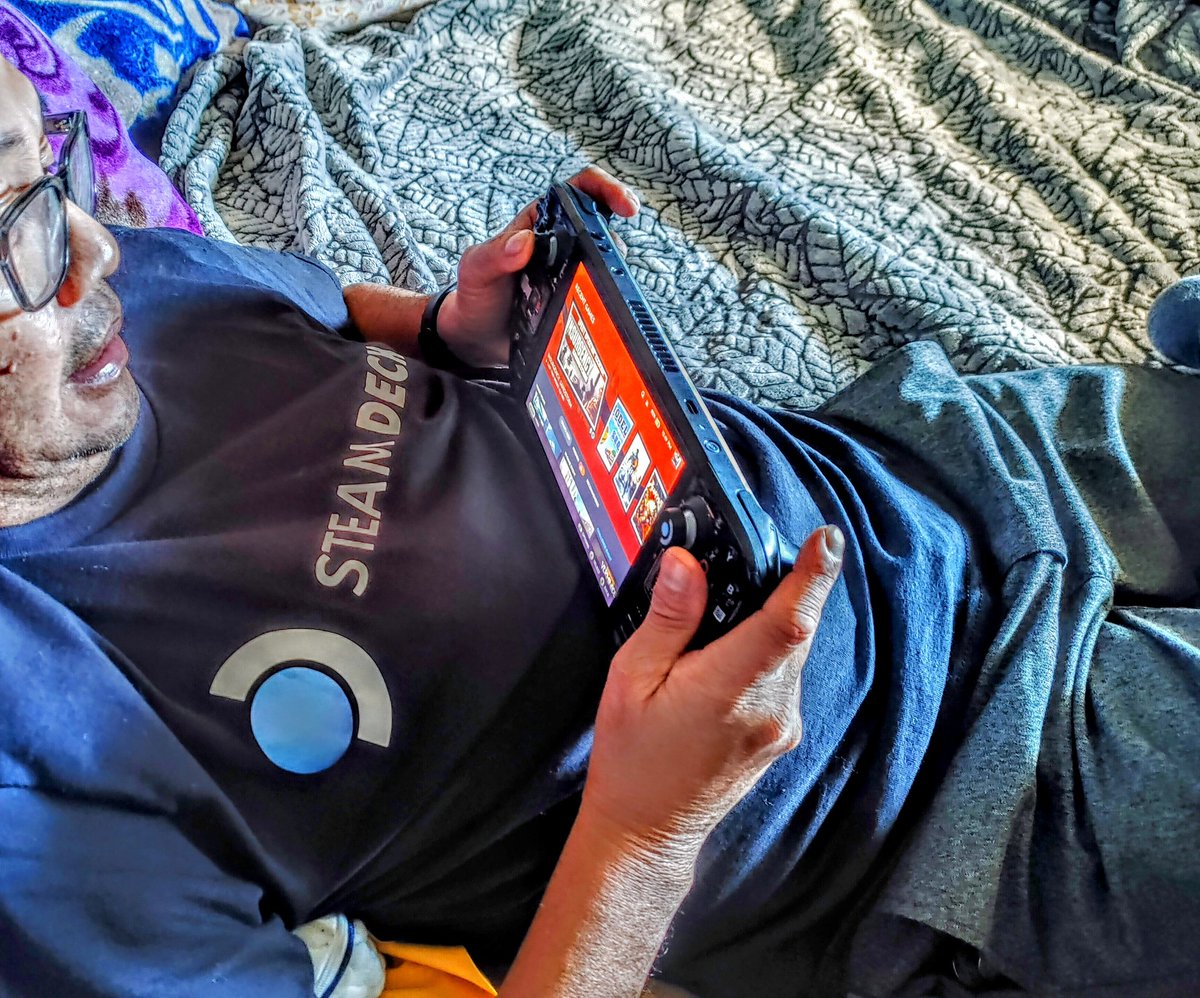 damailmann1's tweet photo. #SteamDeck 👍🏽 https://t.co/RjBhLVl25L