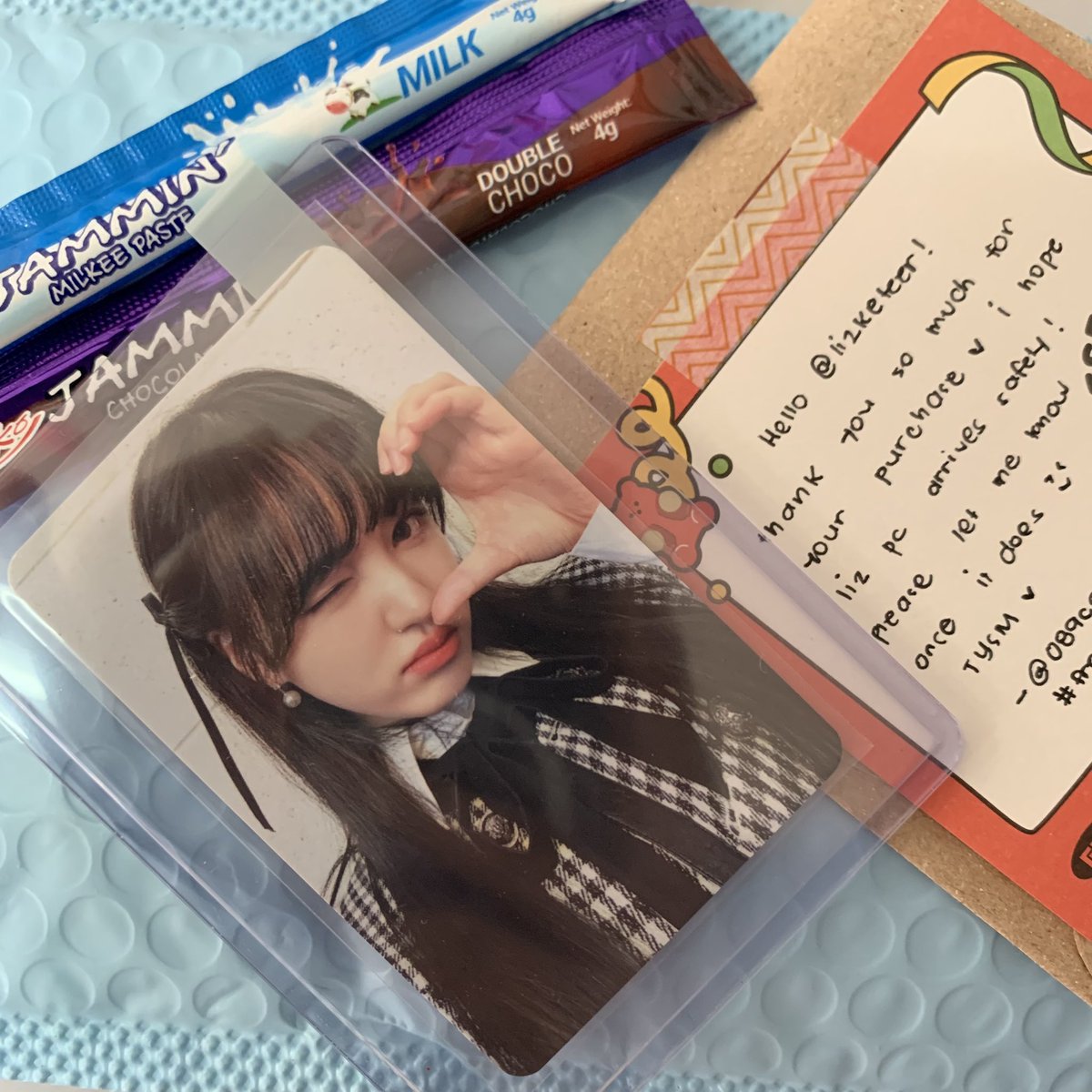 lizketeer's tweet photo. 💌: #lizmails
- @089cart 🤍
liz half heart wink is hereee, she's so so pretty! ^_^ thank you for packing her safely, til our next💫 #from089 https://t.co/kcWajsy8Bu