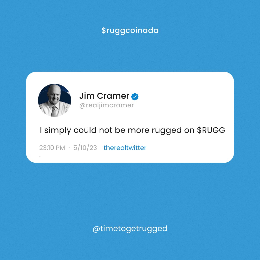 ruggcoinada's tweet photo. First 30 to like, follow and retweet will be considered for $rugg airdrop.
Don't forget to mention your wallet address. https://t.co/cTPxxfgjik