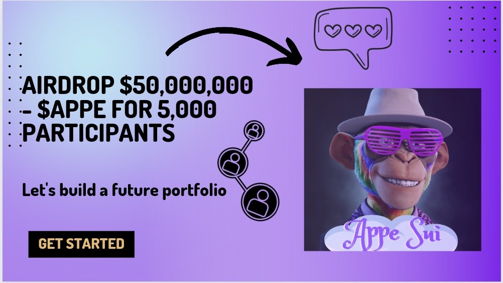 Airdrop $50,000,000 - $APPE For 5,000 Participants

Join AppeSUI.xyz

🔸 Follow @AppeSui
🔸 Retweet &amp; like
🔸 Tag 3 Friends
❤️ Say the best about us
💼 Submit your eligibility in the form docs.google.com/forms/d/e/1FAI…

#memecoin #APPE #SUI #NFT #AirdropCrypto #airdrop #ETH