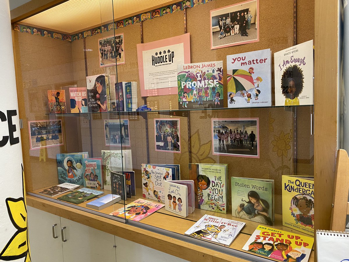 mswadia's tweet photo. Thanks to the #MLSEHuddleUp program & the @Raptors for their generous gift of books. The anti-bullying club @AgnesMacphailPS used the funds to purchase books that empower voice & promote a culture of #equity, #diversity & #inclusion. @MLSELaunchPad @LC3_TDSB @ArgoJC https://t.co/koxgAQrco2