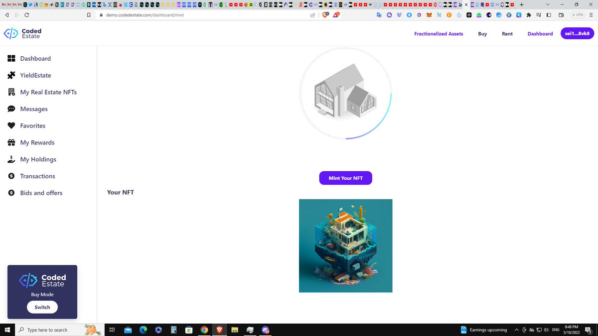 Muun24984867's tweet image. Coded state #Fractionalized Assets, #sei test network