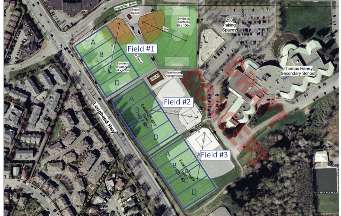 Field map for this weekends jamboree at Meadow Ridge