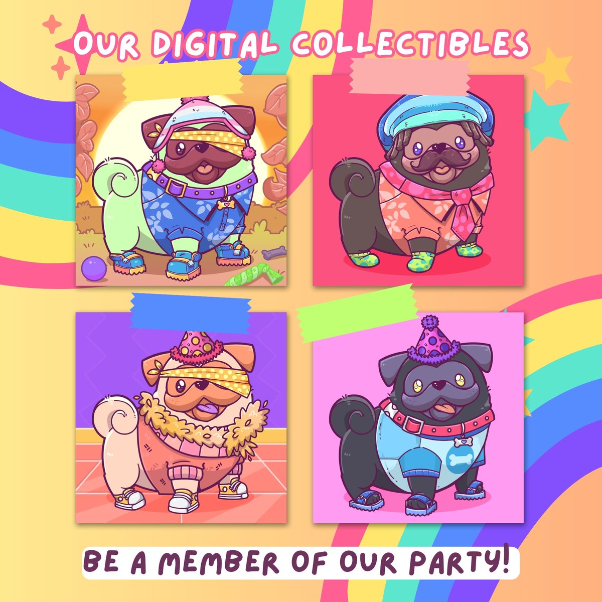 Calling all pug lovers! 📢 Join the Dali Pug party! 🎉 Grab our unique digital collectibles and become part of our community. Let's spread the pug love together! 🐾 Get started here: opensea.io/collection/dal…
🌸🐶
#DaliPug #PugLovers #DigitalCollectibles #JoinTheParty