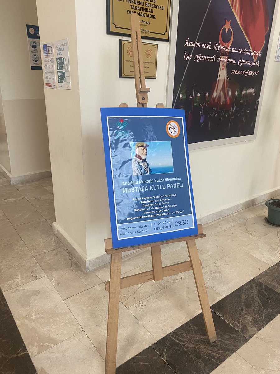 Anadolu Mektebi Yazar Okumaları : Mustafa Kutlu Panelimiz birazdan başlıyor
<a href="/tcmeb/">Millî Eğitim Bakanlığı</a> 
<a href="/prof_mahmutozer/">Mahmut Özer</a> 
<a href="/istanbulilmem/">İstanbul İl Millî Eğitim Müdürlüğü</a> 
<a href="/memleventyazici/">Levent Yazıcı</a> 
<a href="/anadolumektebi/">Anadolu Mektebi</a> 
<a href="/istanbulanmek/">istanbulanadolumektebi</a> 
<a href="/Aliyesilyrt/">Ali YEŞİLYURT</a> 
<a href="/zeytinburnumem/">Zeytinburnu İlçe Millî Eğitim Müdürlüğü</a> 
<a href="/SAyverdiAL_/">Sâmiha Ayverdi Anadolu Lisesi</a>