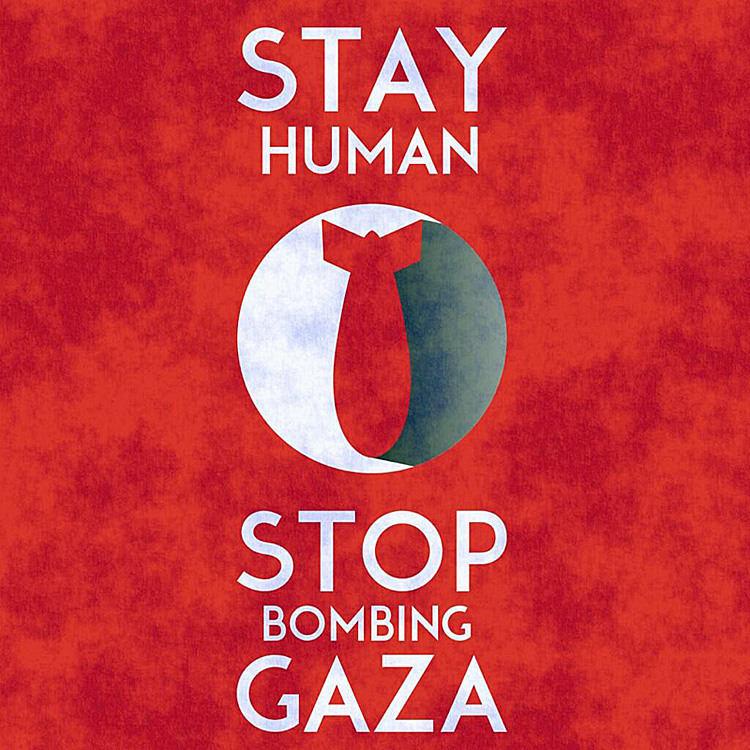 STOP BOMBING GAZA