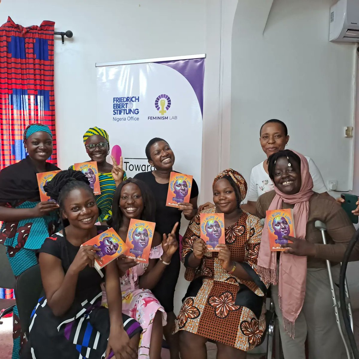 feminism_lab's tweet photo. Our book for the month is "Tomorrow I became a woman" by Aiwanose Odafen @aiwahannah.

We look forward to reviewing the book in our next meeting.

#feminismlab https://t.co/SwX3Ya7IKk