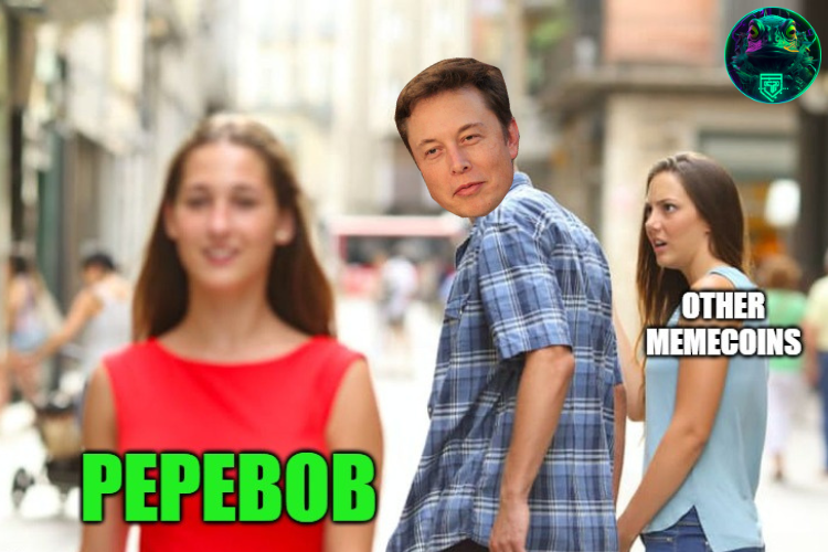 This picture speaks for itself 🐸🐸🐸🐸🐸🐸🐸🐸🐸🐸🐸🐸🐸🐸🐸🐸🐸🐸🐸🐸🐸🐸🐸
#PepeBob  #PEBO #BSC #crypto #ElonMusk #1000xgem