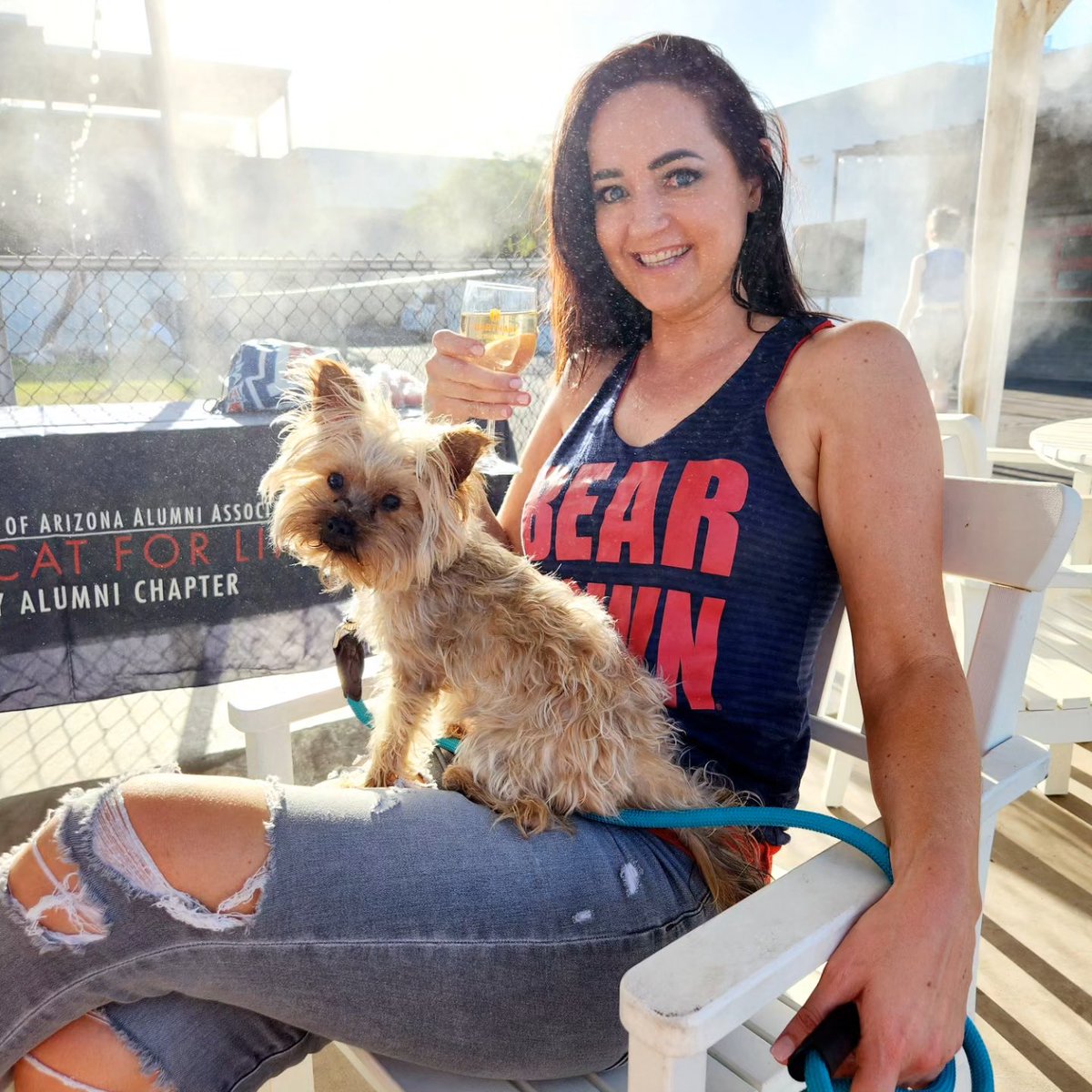 Wildcat_Culture's tweet photo. @EastValleyCats Cats with Dogs social hour. Love all the @arizonaalumni and their pups! https://t.co/0d024vOCRM