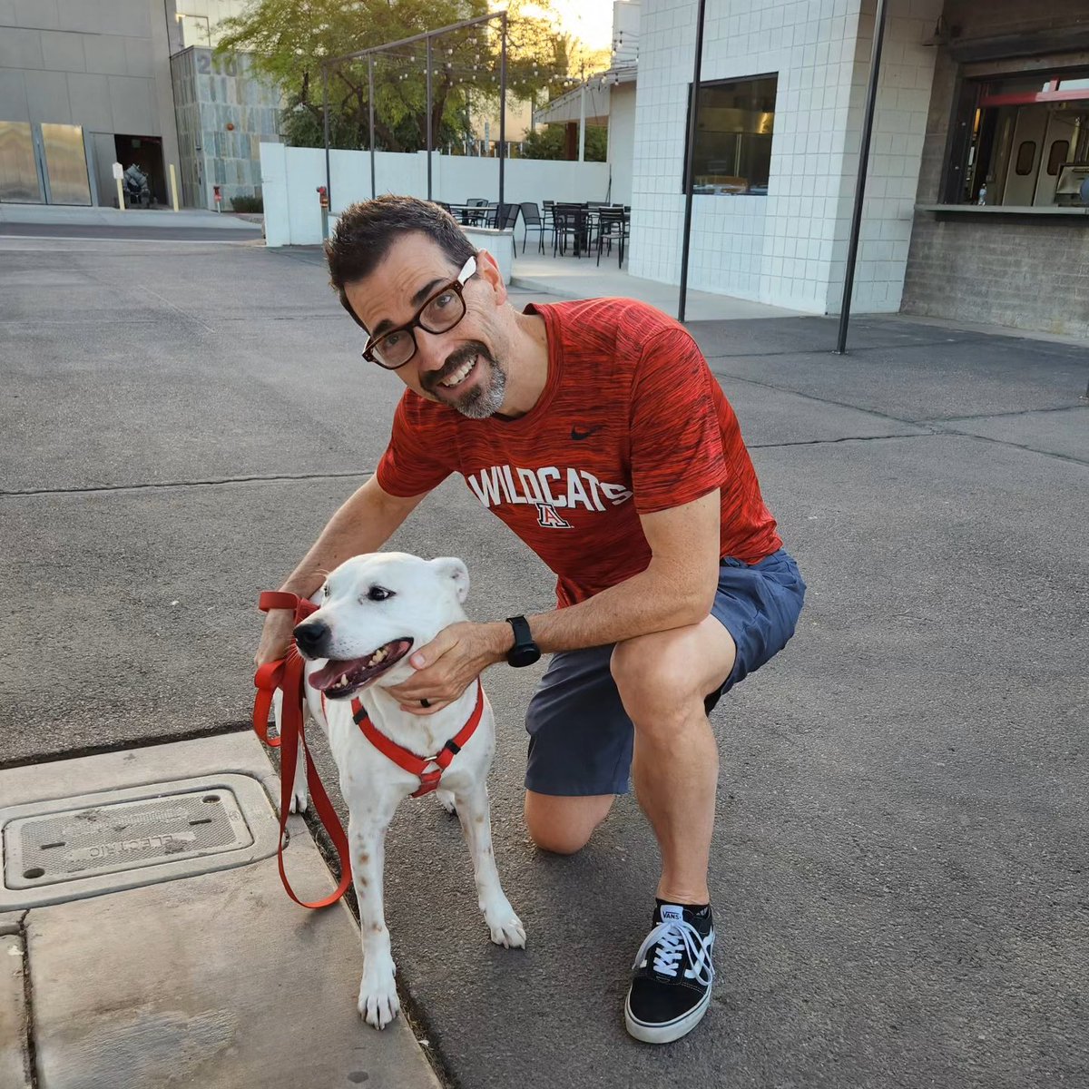 <a href="/EastValleyCats/">EastValleyCats</a> Cats with Dogs social hour. Love all the <a href="/arizonaalumni/">Arizona Alumni 😺🐾</a> and their pups!