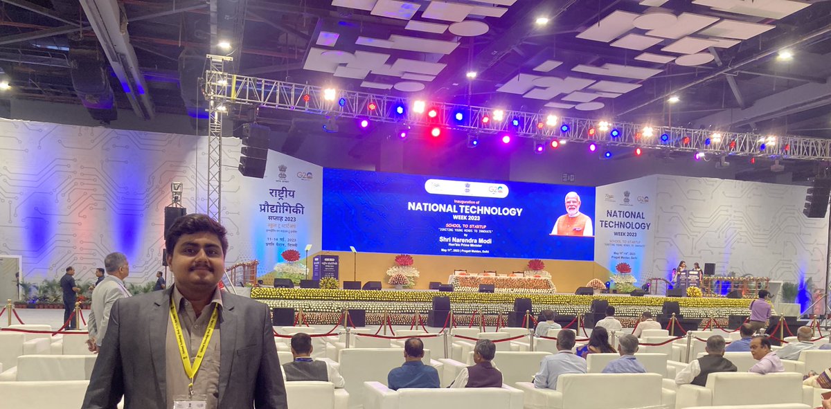 Attending inauguration ceremony of #nationaltechnologyweek2023 to be inaugurated by Sh. @narendramodi ji at New Delhi.

“School to Startup”

@amitpriydarshan