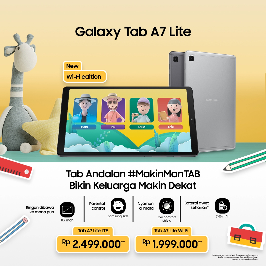 samsungID's tweet photo. RT kalo kamu suka quality time sama si Kecil sebelum tidur 🥰

Moms bisa baca cerita pengantar tidur bareng si Kecil di Samsung Kids pakai #GalaxyTabA7Lite. Ada Eye Comfort Shield juga lho jadi mata tetap nyaman sebelum tidur 😴🌠 

Klik di sini: https://t.co/rpBhRqnsK1 https://t.co/pzki1IEGQQ