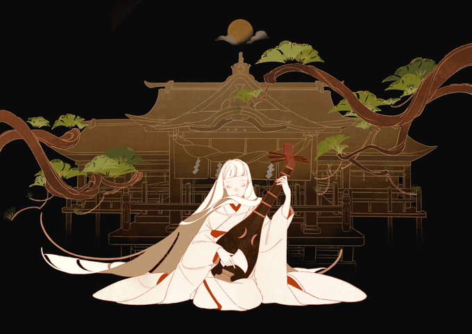 「kimono shrine」 illustration images(Latest)