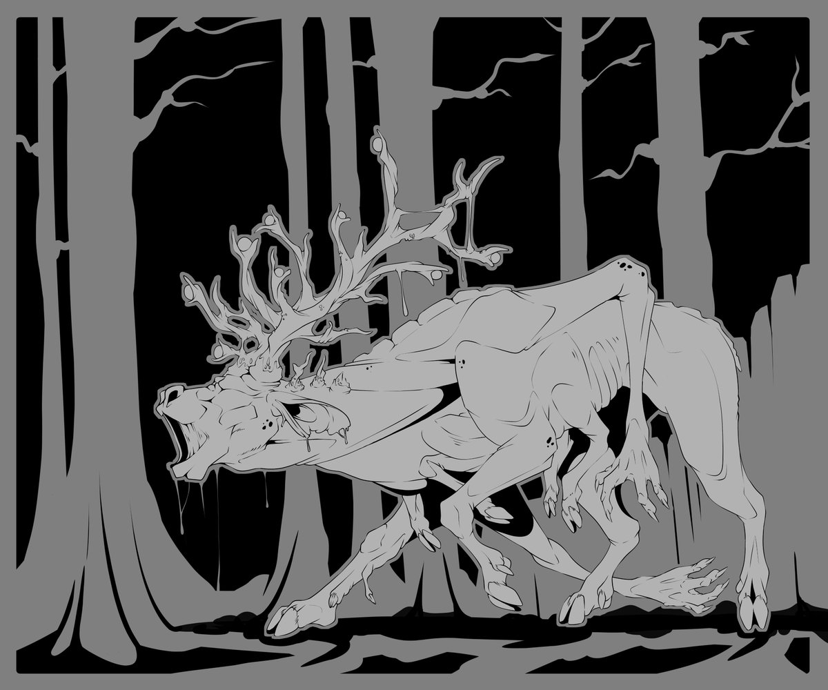 CriticalRole's tweet photo. FAN ART GALLERY: Oh Dear, Molaesmyr 🦌

Featured art by @TheMonsterNest 

https://t.co/iJmYmrea4m https://t.co/mn2LztzRLj