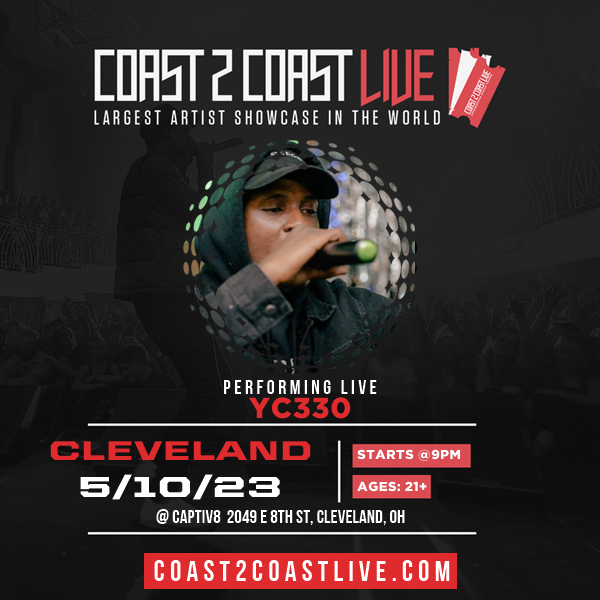 Congrats to YC330 for winning 4th place at Coast 2 Coast LIVE | Cleveland Edition 5/10/23! Check it out! c2c.fm/b3F5Ei #Coast2Coast