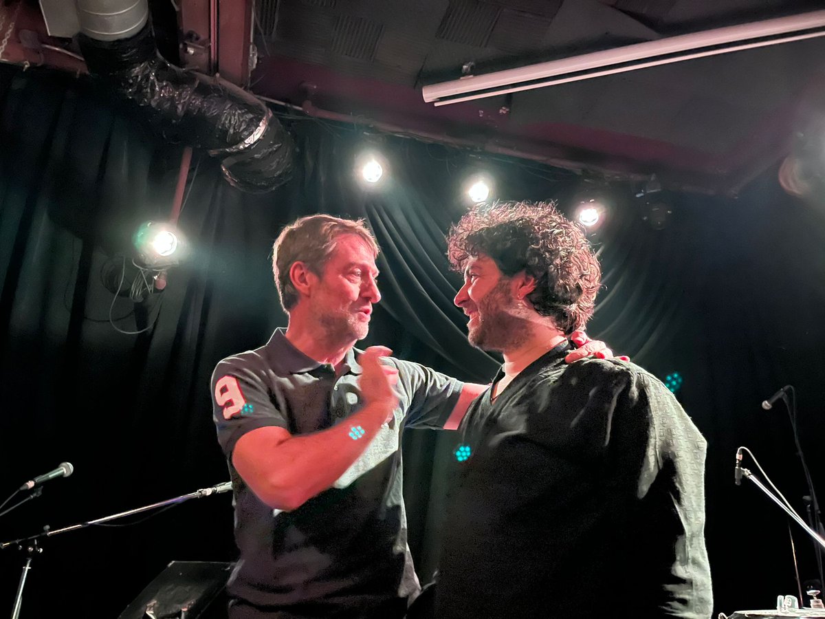HoxhaFer's tweet photo. What #NYC, #DROM &amp; #Albania might have in common at an evening in May, in New York? An unforgettable moment, with exquisite #Albanian music, performed admirably by an original singer, author &amp; composer, brought with brio &amp; humor, by the very one, Vlashent Sata. 

A delice! Merci. https://t.co/SYcJHiogIX