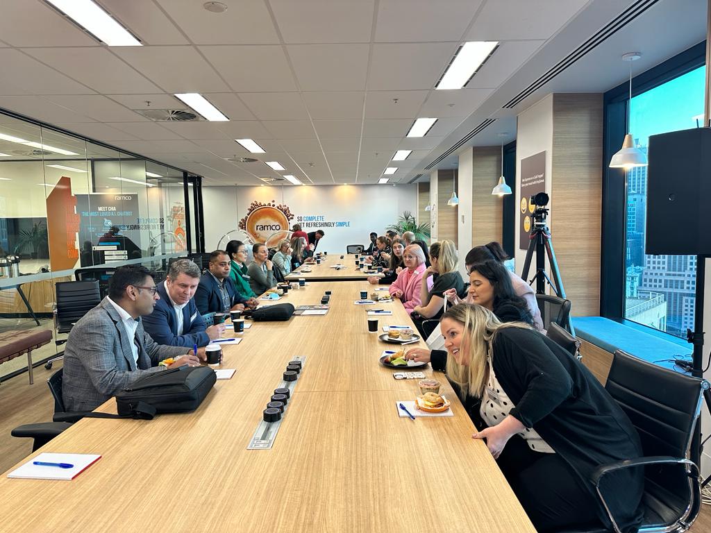 RamcoSystems's tweet image. And it&apos;s a wrap! Our exclusive #coffeeconnect at #Australia brought together passionate #payroll professionals for an engaging &amp;amp; insightful discussion over a cup of coffee. 
Here&apos;s thanking our speakers &amp;amp; all the attendees who made the event a resounding success. 
#MeetTeamRamco