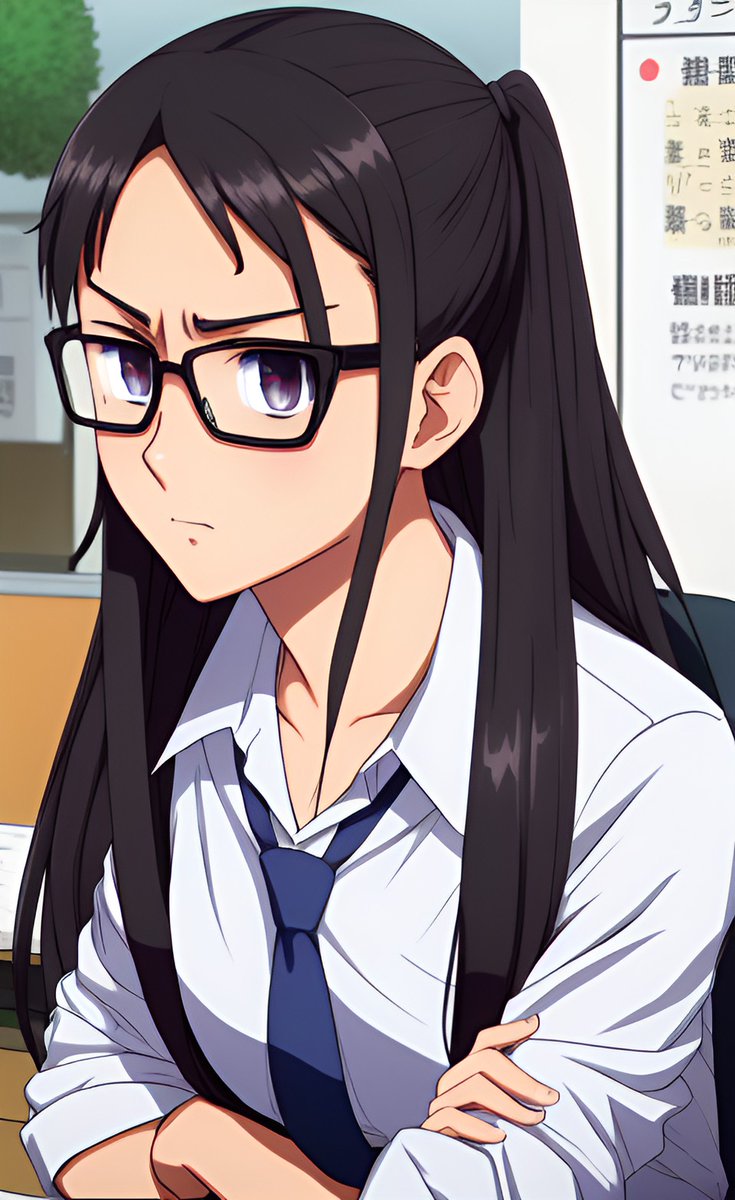 「同じプロンプトで毎回同じような女の子を描いてくるけどどういうことなの…こいつが考」|味噌グラムのイラスト