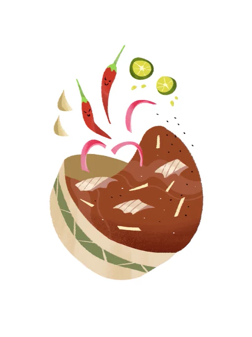 Is there a month-long food illustration prompt cuz I kinda wanna flex this muscle again