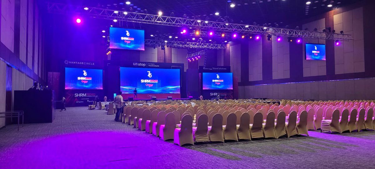 anisharavind's tweet image. Wow #SHRMTech23 is huge 😍🤗 #Quantumshift visualized thanks to @SHRMindia