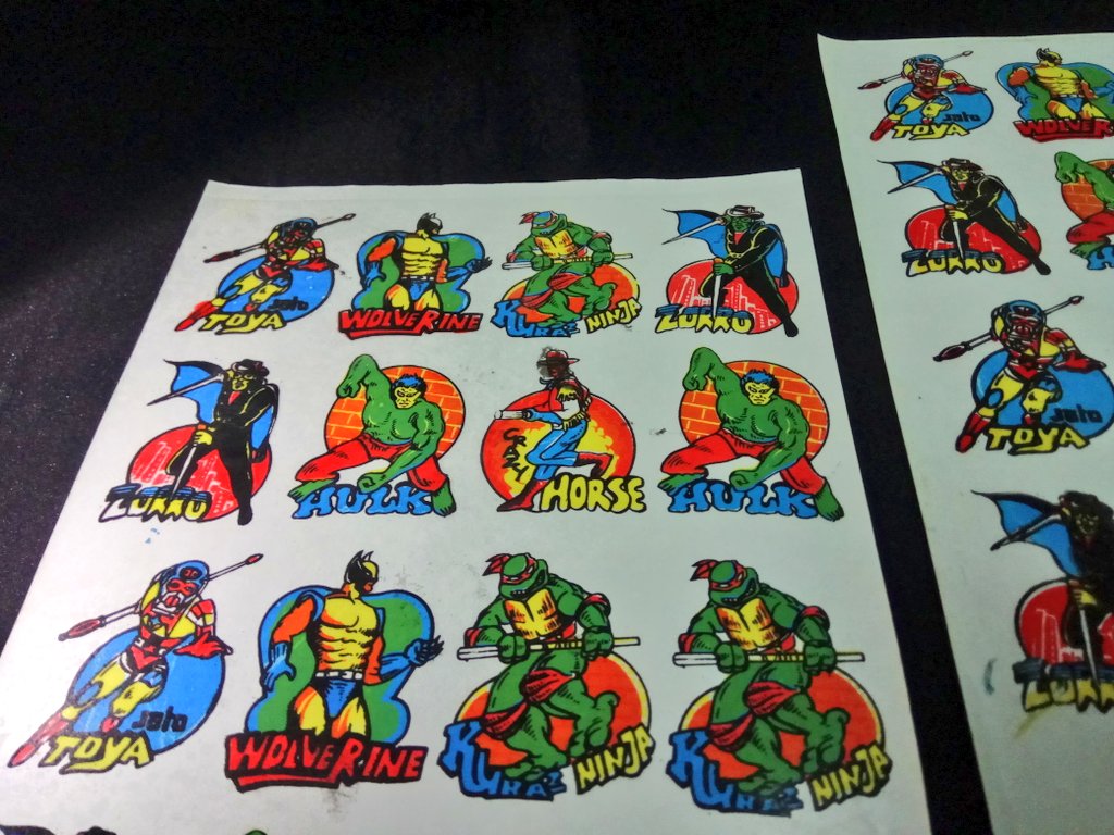 WRSTORE_'s tweet photo. Sticker tattoo temporer. Stok lama dari dekade 90-an. Masih baru.
Masih bisa ditempel tatonya.
Panjang 32 cm. Lebar 16 cm.
Per lembar Rp20.000.
#WRStore #StikerTato #TattooSticker #90s #90an https://t.co/5aNzKrkksP