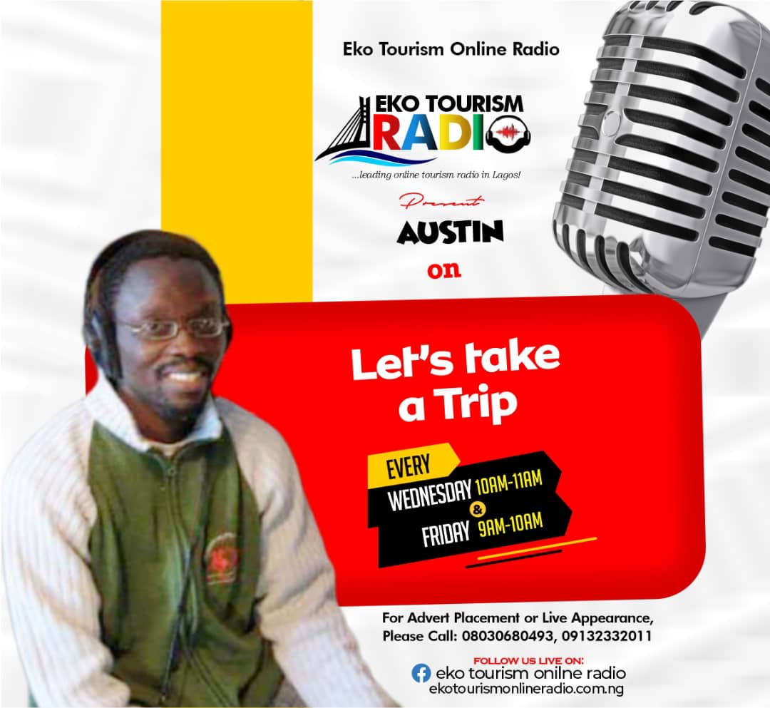Meet our Presenter, Let's Take A Trip on Eko Tourism Online Radio every Wednesday and Friday.
Click here to follow us and be part. ekotourismonlineradio.com.ng