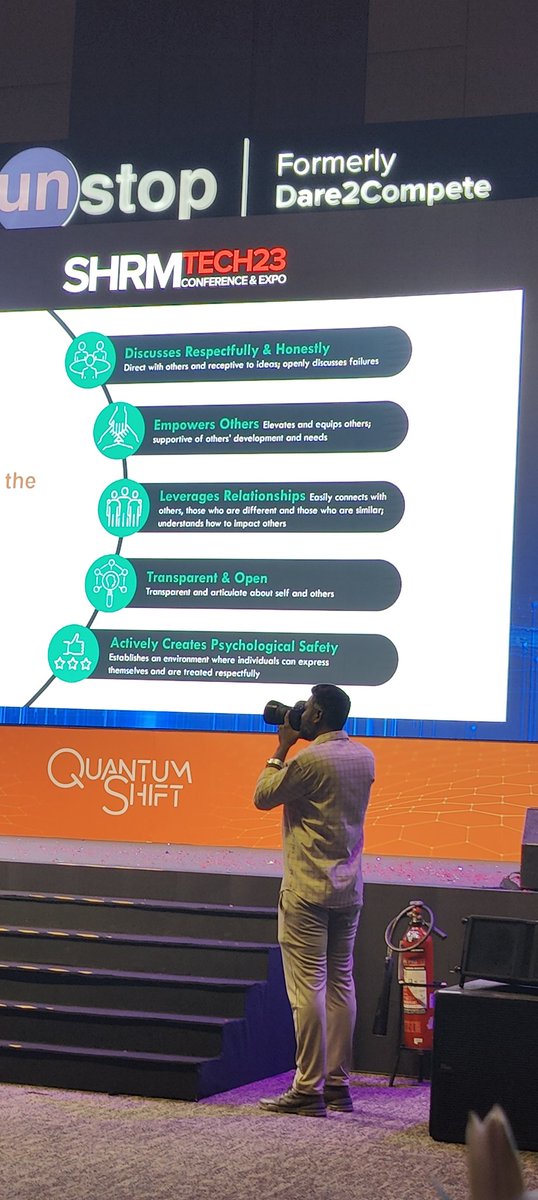 Sarangbrahme's tweet image. Leadership inclusive behaviors.

#SHRMTech23 @SHRMindia