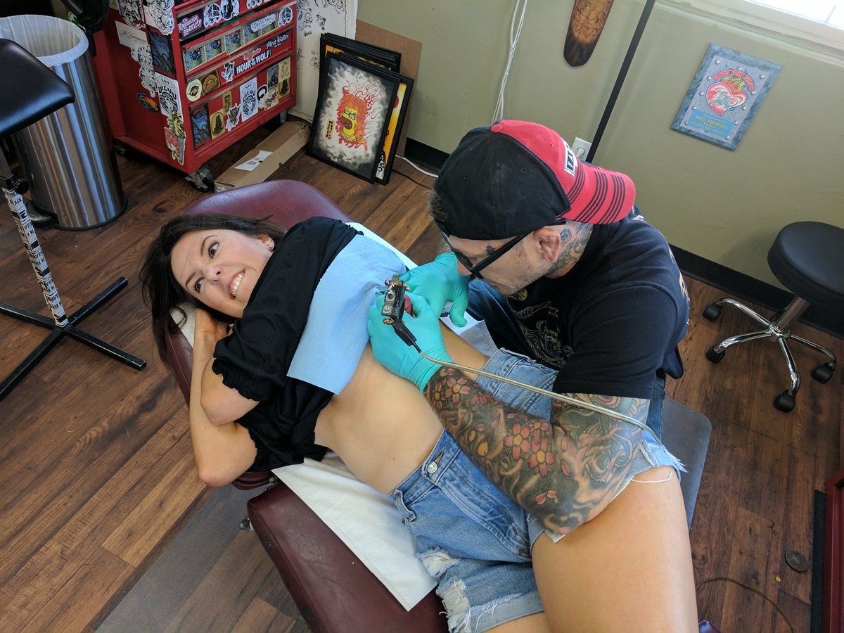 ***this is kelsey***

Some photos. L—my favorite &amp; R—getting my Hamilton tattoo that’s for her 💛