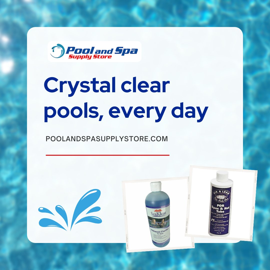 Dive into summer with crystal-clear water 🌊 Keep your pool pristine all season long with our specialty chemicals! #PoolPartyPerfection #SummerVibes
Visit @ buff.ly/41s9o2d