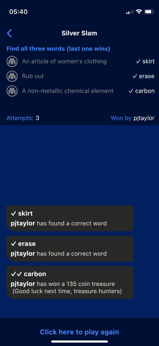 MezziCoin's tweet image. This was an unexpected result. You really can’t predict how these in app hunts will go. #MezziCoin #ThePerfectGame