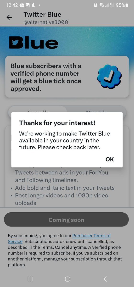 #blue #TwitterBlue