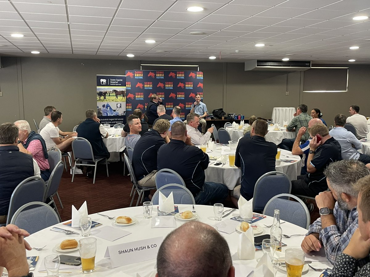 sconefestival's tweet photo. @daveystan1 hosting the Sportsman’s Lunch today in Scone as part of the triple header! All leading into Scone Cup tomorrow! #SconeNSW @sconeraceclub @tomhagan88 @smithdimity https://t.co/4JcaZwAW5W