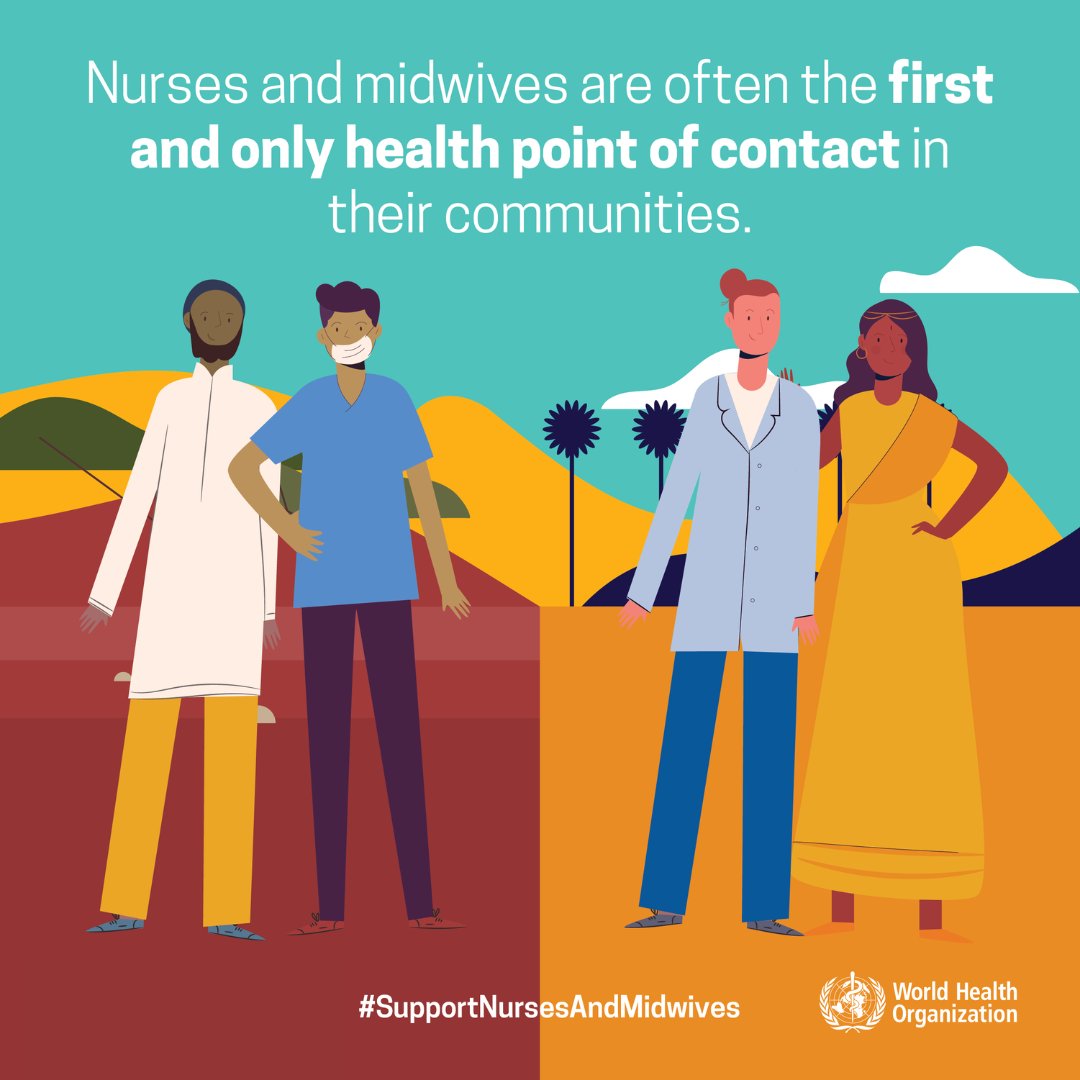 Nurses and midwives are part of their local community – sharing its culture, strengths and vulnerabilities.  

They can deliver effective interventions to meet the needs of patients, families, and communities according to their contexts. 

#SupportNursesAndMidwives