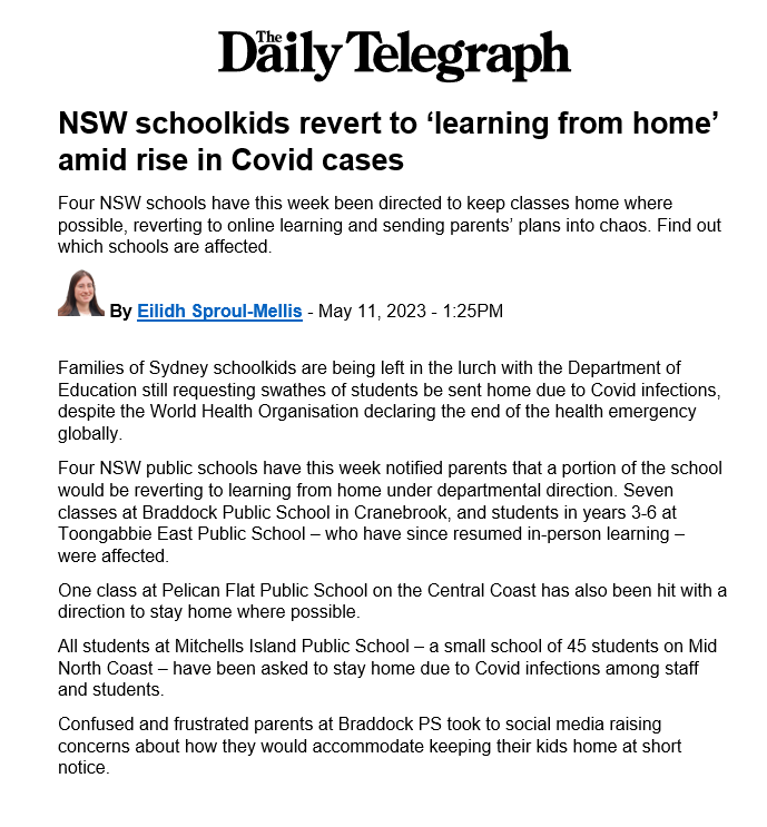 Denis The COVID info guy on Twitter "4 NSW public schools this